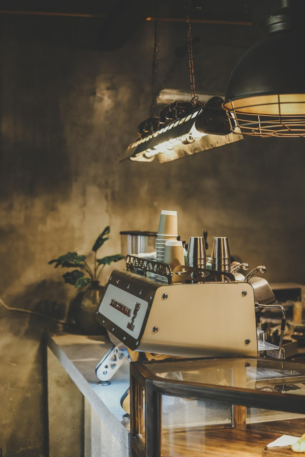 espresso machine stainless barista